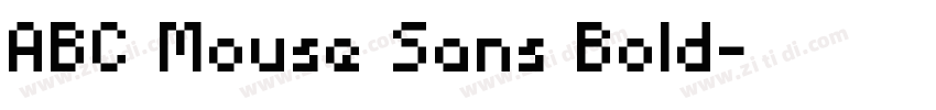 ABC Mouse Sans Bold字体转换